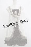 axes femme / ヨーク切替ワンピース M アイボリー H-25-04-20-015-AX-OP-NS-ZH
