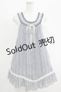 axes femme / はしごリボンワンピース M ブルー H-25-04-20-017-AX-OP-NS-ZH