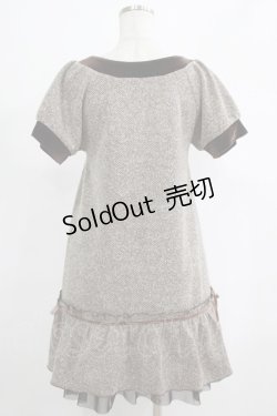 画像3: axes femme / ベロア切替ワンピース M ブラウン H-25-04-20-018-AX-OP-NS-ZH