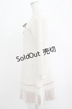 画像2: axes femme / ベロア切替ワンピース M ベージュ H-25-04-20-019-AX-OP-NS-ZH
