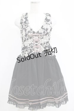 画像1: axes femme / ジャガードチュニック M ブラック H-25-04-20-022-AX-TO-NS-ZH
