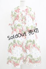 LIEF / ジューシーストロベリーシャツワンピース XL オフ H-25-04-20-003-LO-OP-NS-ZH