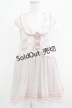 画像1: axes femme / ジャガードチュニック M ピンク H-25-04-20-024-AX-TO-NS-ZH