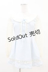 LIZ LISA / スカラップチュニック Free サックス H-25-04-21-051-LO-TO-NS-ZH