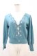 画像1: an another angelus / ローズカットワークニットカーディガン Free TURQUOISE H-25-04-21-054-CA-TO-NS-ZH (1)