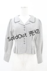 an another angelus / パイピング使いヘリンボーンショートジャケット Free CHARCOAL H-25-04-21-061-CA-JA-NS-ZH