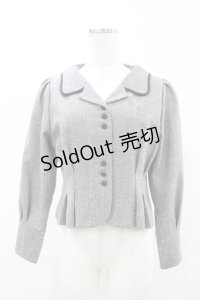 an another angelus / パイピング使いヘリンボーンショートジャケット Free CHARCOAL H-25-04-21-061-CA-JA-NS-ZH