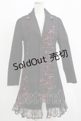Deorart / メッシュ重ねジャケット M 黒 H-25-04-21-1026-PU-JA-KB-ZH