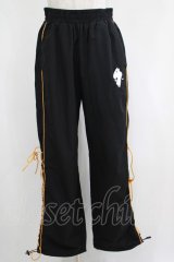 NieR Clothing / サイド編み上げパンツ  黒 H-25-04-21-1028-PU-PA-KB-ZH
