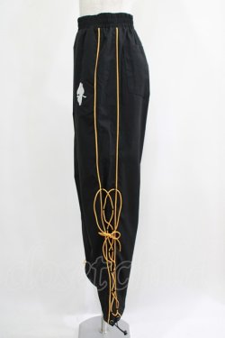 画像2: NieR Clothing / サイド編み上げパンツ  黒 H-25-04-21-1028-PU-PA-KB-ZH