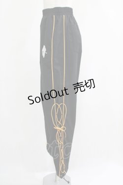 画像2: NieR Clothing / サイド編み上げパンツ  黒 H-25-04-21-1028-PU-PA-KB-ZH