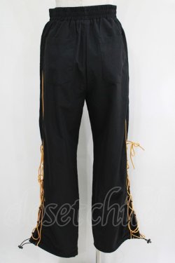 画像3: NieR Clothing / サイド編み上げパンツ  黒 H-25-04-21-1028-PU-PA-KB-ZH