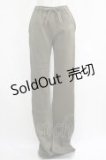 【SALE】NieR CLOTHING / 内側防寒仕様SUPER LONG×LOOSE SWEAT PANTS  カーキ H-25-04-21-1029-PU-PA-KB-ZT093