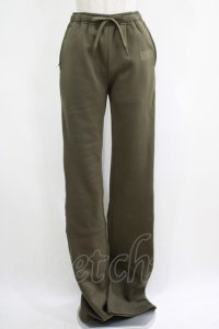 NieR Clothing / 内側防寒仕様SUPER LONG×LOOSE SWEAT PANTS  カーキ H-25-04-21-1029-PU-PA-KB-ZT093