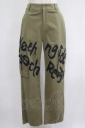NieR Clothing / 4POCKET CLASH PAINT DENIM PANTS  カーキ H-25-04-21-1030-PU-PA-KB-ZH
