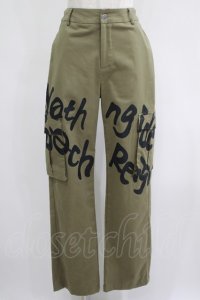 NieR Clothing / 4POCKET CLASH PAINT DENIM PANTS  カーキ H-25-04-21-1030-PU-PA-KB-ZH
