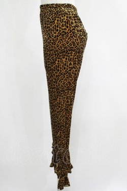 画像2: Candy Stripper / FRILL HEM PANTS  レオパード H-25-04-21-1033-PU-PA-KB-ZT107