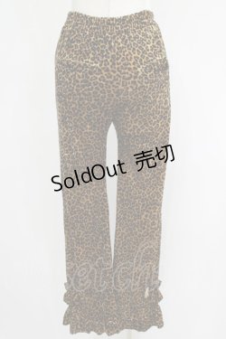 画像3: Candy Stripper / FRILL HEM PANTS  レオパード H-25-04-21-1033-PU-PA-KB-ZT107