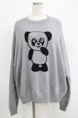 Candy Stripper / BELOVED PEPE KNIT 2 グレー H-25-04-21-1034-PU-TO-KB-ZT093