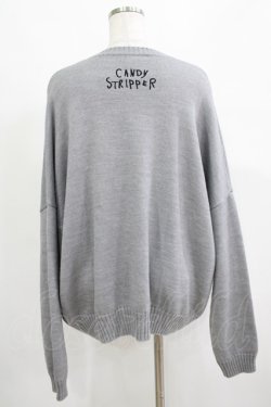 画像3: Candy Stripper / BELOVED PEPE KNIT 2 グレー H-25-04-21-1034-PU-TO-KB-ZT093