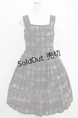画像1: Jane Marple / ロイヤルオーダースクエアドレス  ネイビー H-25-04-21-1004-JM-OP-KB-ZH