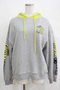 Candy Stripper / CANDYS CHUM BICOLOR HOODIE  グレー H-25-04-21-1035-PU-TO-KB-ZH