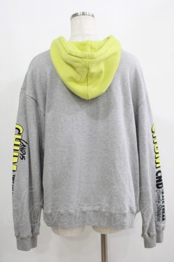 画像3: Candy Stripper / CANDYS CHUM BICOLOR HOODIE  グレー H-25-04-21-1035-PU-TO-KB-ZH