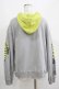 画像3: Candy Stripper / CANDYS CHUM BICOLOR HOODIE  グレー H-25-04-21-1035-PU-TO-KB-ZH (3)