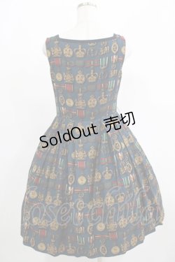画像3: Jane Marple / ロイヤルオーダースクエアドレス  ネイビー H-25-04-21-1004-JM-OP-KB-ZH
