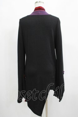 画像3: Ozz oneste / 着物衿ロングトップス  黒 H-25-04-21-1041-OO-TO-KB-ZH