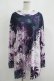 画像1: NieR Clothing / プリントプルパーカー  総柄プリント紫 H-25-04-21-1042-PU-TO-KB-ZH (1)