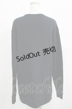 画像3: NieR Clothing / プリントSWEAT   黒 H-25-04-21-1043-PU-TO-KB-ZH