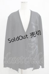 h.ANARCHY / Vネックカーディガン  黒 H-25-04-21-1045-HN-TO-KB-ZH
