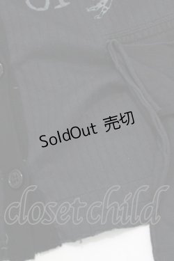 画像4: h.ANARCHY / Vネックカーディガン  黒 H-25-04-21-1045-HN-TO-KB-ZH