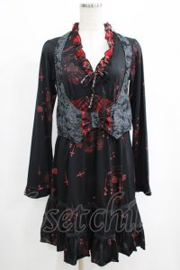 MAD / 切替レイヤードワンピース L 黒 H-25-04-21-1046-PU-OP-KB-ZH