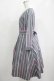 画像2: Jane Marple / Ribbon stripe jacquardのパブリックドレス  グレー H-25-04-21-1005-JM-OP-KB-ZH (2)