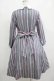 画像3: Jane Marple / Ribbon stripe jacquardのパブリックドレス  グレー H-25-04-21-1005-JM-OP-KB-ZH (3)