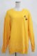 画像1: Candy Stripper / TIE DYE DEAD BEAR SWEAT 2 GOLD YELLOW H-25-04-21-1057-PU-TO-KB-ZH (1)