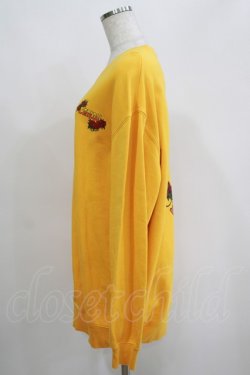 画像2: Candy Stripper / TIE DYE DEAD BEAR SWEAT 2 GOLD YELLOW H-25-04-21-1057-PU-TO-KB-ZH