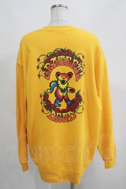 画像3: Candy Stripper / TIE DYE DEAD BEAR SWEAT 2 GOLD YELLOW H-25-04-21-1057-PU-TO-KB-ZH