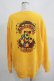 画像3: Candy Stripper / TIE DYE DEAD BEAR SWEAT 2 GOLD YELLOW H-25-04-21-1057-PU-TO-KB-ZH (3)