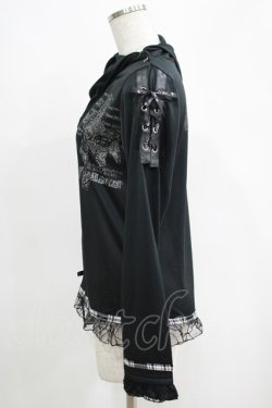 画像2: MAD / 編み上げシアートップス M 黒 H-25-04-21-1059-PU-TO-KB-ZH