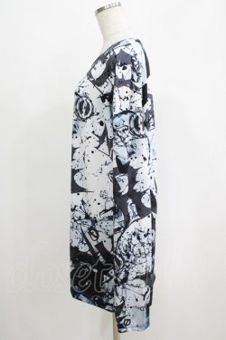 画像2: NieR Clothing / 総柄プリントロンT   H-25-04-21-1060-PU-TO-KB-ZH