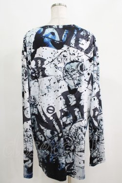 画像3: NieR Clothing / 総柄プリントロンT   H-25-04-21-1060-PU-TO-KB-ZH
