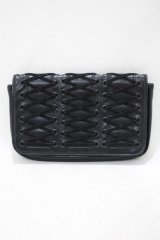 CLUB EXX / レースアップポーチ  黒 H-25-04-21-1067-PU-ZA-KB-ZH