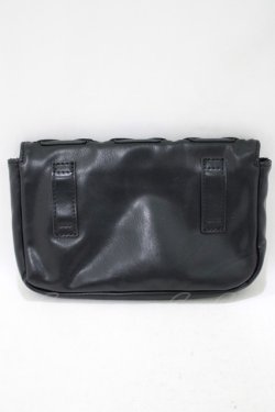 画像2: CLUB EXX / レースアップポーチ  黒 H-25-04-21-1067-PU-ZA-KB-ZH