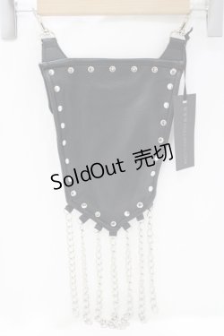 画像2: DOLLS KILL / チェーン付きショルダーポーチ  黒 H-25-04-21-1068-PU-ZA-KB-ZH
