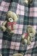 画像4: Emily Temple cute / Teddy Bear Tartanノースリーブワンピース - ピンク H-25-04-21-1006-ET-OP-KB-ZH (4)