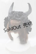 Restyle / Evil Queen Horns Headband one size 黒 H-25-04-21-1072-GO-AC-KB-ZH