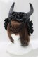 画像1: Restyle / Evil Queen Horns Headband one size 黒 H-25-04-21-1072-GO-AC-KB-ZH (1)